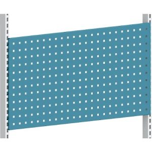 Lochplatte, zum Einhängen, 896 x 480 mm, dunkelblau RAL 5009 Lochplatte, zum Einhängen, 896 x 480 mm, dunkelblau RAL 5009