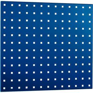 Lochplatte, zur Montage, 495 x 457 mm, enzianblau RAL 5010 Lochplatte, zur Montage, 495 x 457 mm, enzianblau RAL 5010