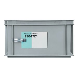 Lockweiler Zettelklammer zur Befestigung f.Transport/Stapelbehälter Metall Lockweiler Zettelklammer zur Befestigung f.Transport/Stapelbehälter Metall