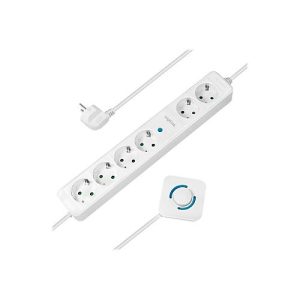 LogiLink – Steckdosenleiste – Wechselstrom 230 V – 3500 Watt – Ausgangsanschlüsse: 6 (6 x Leistungs-CEE 7/3) – 1.5 m Schnur LogiLink – Steckdosenleiste – Wechselstrom 230 V – 3500 Watt – Ausgangsanschlüsse: 6 (6 x Leistungs-CEE 7/3) – 1.5 m Schnur