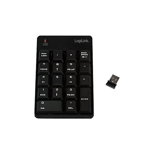 LogiLink - Tastatur - kabellos - 2.4 GHz