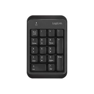 LogiLink – Tastenfeld – kabellos – Bluetooth 5.1 – Schwarz LogiLink – Tastenfeld – kabellos – Bluetooth 5.1 – Schwarz