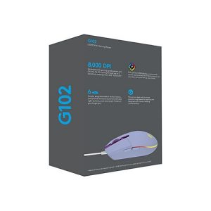 Logitech Gaming Mouse G102 LIGHTSYNC – Maus – Für Rechtshänder – optisch – 6 Tasten – kabelgebunden Logitech Gaming Mouse G102 LIGHTSYNC – Maus – Für Rechtshänder – optisch – 6 Tasten – kabelgebunden