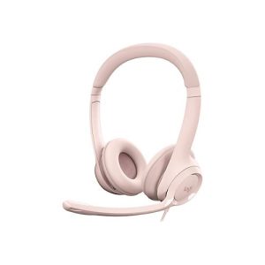 Logitech H390 – Headset – On-Ear – kabelgebunden – USB-A – rosé