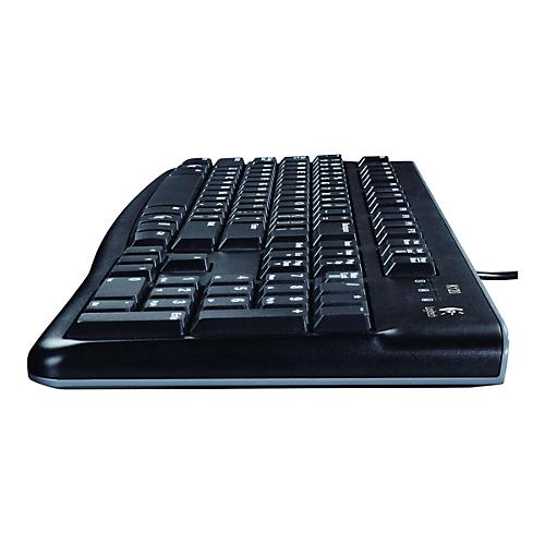 Logitech K120 - Tastatur - USB - Italienisch - Schwarz - OEM