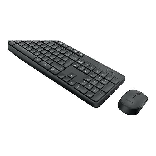 Logitech MK235 - Tastatur-und-Maus-Set - kabellos - 2.4 GHz - Tschechisch