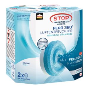 Luftentfeuchter Aero 360 2 Tabs à 450g PLAN2 neutral Pk.PATTEX Luftentfeuchter Aero 360 2 Tabs à 450g PLAN2 neutral Pk.PATTEX