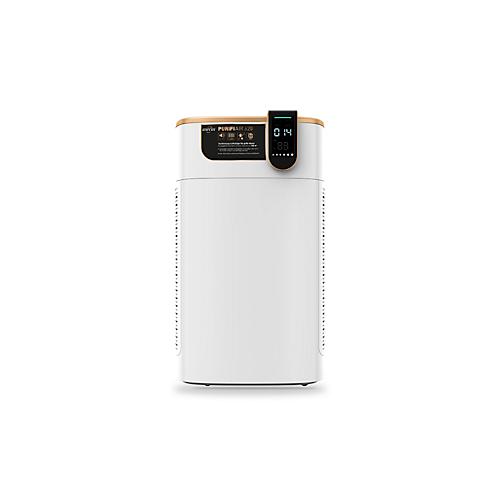 Luftreiniger asecos® PURIFIAIR.620, H14 HEPA 5-in-1-Filtersystem, bis zu 620 m³/h, für Raumgrößen bis 40 m², 40 W, 5 Lüftungsstufen, mit Rollen, weiß
