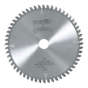 Mafell Sägeblatt-HM, 168 x 1,2/1,8 x 20 mm, Z 56, WZ, für Querschnitte in Holz Mafell Sägeblatt-HM, 168 x 1,2/1,8 x 20 mm, Z 56, WZ, für Querschnitte in Holz