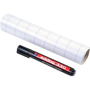 Magic Charts Legamaster, für Flipcharts, kariert, selbstklebend & beschreibbar, inkl. Permanentmarker, L 300 x B 200 mm, 100 % recyclingfähig, Polypropylen, weiß, 25 Blatt Magic Charts Legamaster, für Flipcharts, kariert, selbstklebend & beschreibbar, inkl. Permanentmarker, L 300 x B 200 mm, 100 % recyclingfähig, Polypropylen, weiß, 25 Blatt