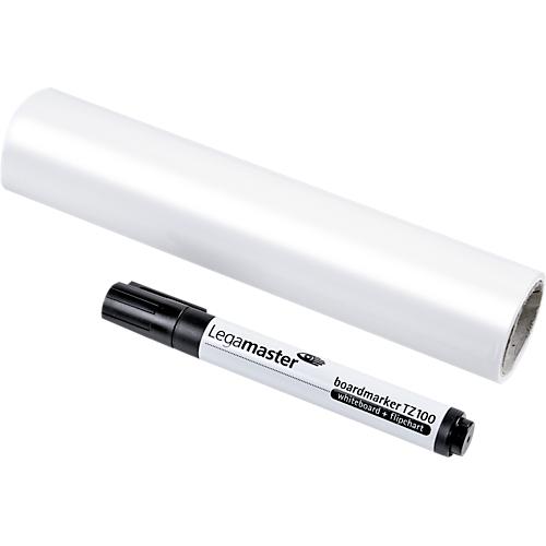 Magic Charts Legamaster, für Whiteboards, blanko, selbstklebend & beschreibbar, inkl. Boardmarker, L 200 x B 300 mm, 100 % recyclingfähig, Polypropylen, weiß, 25 Blatt