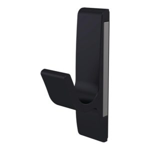 Magnet-Mantelhaken 0150 einfach A.40mm Alu.schwarz elox.H.85mm HERMETA Magnet-Mantelhaken 0150 einfach A.40mm Alu.schwarz elox.H.85mm HERMETA
