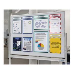 Magnet-Sichtfenster DIN A4 blau 1VE=5 Stück im Hoch-u.Querformat Magnet-Sichtfenster DIN A4 blau 1VE=5 Stück im Hoch-u.Querformat