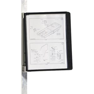 Magnet-Wandhalter-Set Vario Wall, inkl. 5 Tafeln, schwarz Magnet-Wandhalter-Set Vario Wall, inkl. 5 Tafeln, schwarz