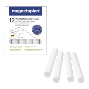 Magnetoplan Kreide weiß, abgerundet VE 12 Magnetoplan Kreide weiß, abgerundet VE 12