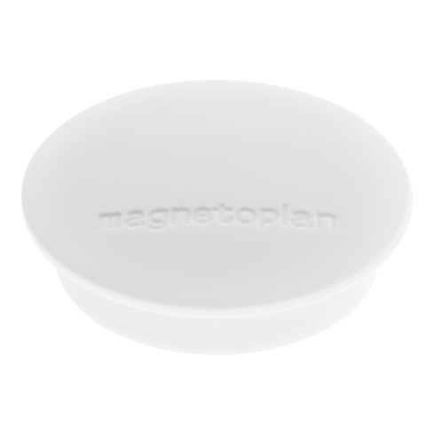 Magnetoplan Magnet Discofix Junior, 10 Stück, weiß