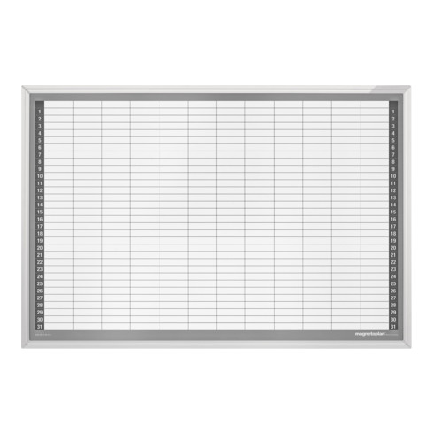 Magnetoplan Monatsplaner CC, 920 x 625 mm, 12 x 31