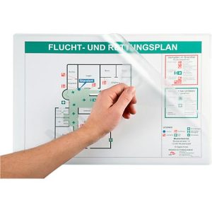 Magnettasche, DIN A3 hoch, Öffnung kurze und lange Seite