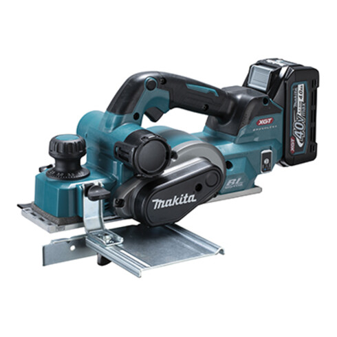 Makita Akku-Hobel 40V max. / 4,0 Ah, 2 Akkus + Ladegerät im MAKPAC