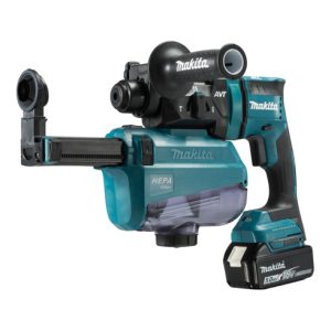 Makita Akku-Kombihammer für SDS-PLUS 18 V / 5,0 Ah, 2 Akkus + Ladegerät im MAKPAC DHR182RTWJ Makita Akku-Kombihammer für SDS-PLUS 18 V / 5,0 Ah, 2 Akkus + Ladegerät im MAKPAC DHR182RTWJ