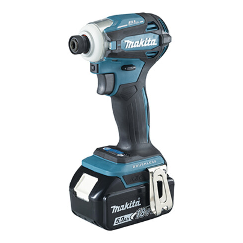 Makita Akku-Schlagschrauber 18V / 5,0 Ah, 2 Akkus + Ladegerät im MAKPAC