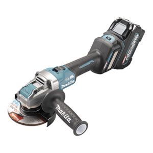 Makita Akku-Winkelschleifer 40V max. / 4,0 Ah, 2 Akkus + Ladegerät im MAKPAC Makita Akku-Winkelschleifer 40V max. / 4,0 Ah, 2 Akkus + Ladegerät im MAKPAC