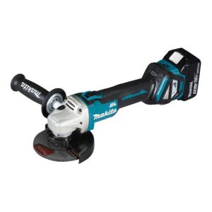 Makita Akku-Winkelschleifer DGA511RTJ, 18 V / 5 Ah, 2 Akkus + Ladegerät im MAKPAC Makita Akku-Winkelschleifer DGA511RTJ, 18 V / 5 Ah, 2 Akkus + Ladegerät im MAKPAC
