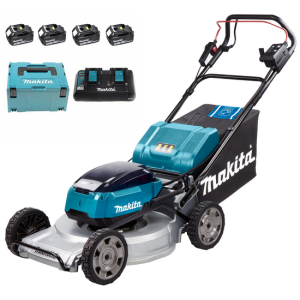 Makita DLM533 – Selbstfahrender Akku Rasenmäher – 4x18V/5Ah – Schnitt 53 cm
