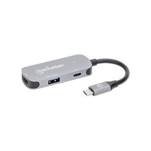 Manhattan 3-in-1 – Dockingstation – USB-C 3.2 – HDMI