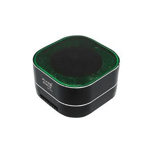 Manhattan Sound Science Metallic LED – Lautsprecher – tragbar – kabellos Manhattan Sound Science Metallic LED – Lautsprecher – tragbar – kabellos