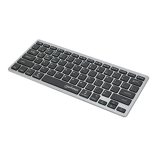 Manhattan Ultra Slim Dual-Mode - Tastatur - kabellos - 2.4 GHz, Bluetooth 3.0 - QWERTZ - USA