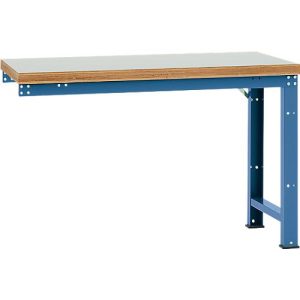 Manuflex Anbauwerkbank Profi Standard, Tischplatte Kunststoff, 1500 x 700 mm, brillantblau Manuflex Anbauwerkbank Profi Standard, Tischplatte Kunststoff, 1500 x 700 mm, brillantblau