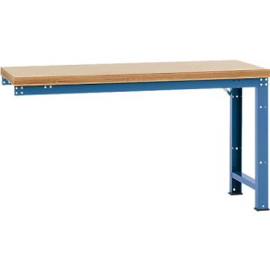 Manuflex Anbauwerkbank Profi Standard, Tischplatte Multiplex, 1750 x 700 mm, brillantblau Manuflex Anbauwerkbank Profi Standard, Tischplatte Multiplex, 1750 x 700 mm, brillantblau