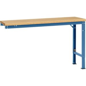Manuflex Ansatztisch UNIVERSAL Spezial, 1500 x 800 mm, Multiplex natur, brillantblau Manuflex Ansatztisch UNIVERSAL Spezial, 1500 x 800 mm, Multiplex natur, brillantblau