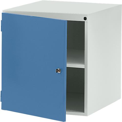 Manuflex Gehäuse-Unterbau, für Werkbank Profi Tiefe 700 mm, lichtgrau/brillantblau