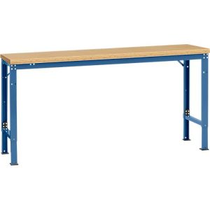 Manuflex Grundtisch UNIVERSAL Spezial, 1750 x 800 mm, Multiplex natur, brillantblau Manuflex Grundtisch UNIVERSAL Spezial, 1750 x 800 mm, Multiplex natur, brillantblau