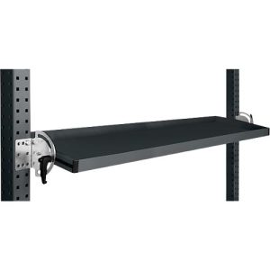 Manuflex Neigbare Ablagekonsole, für Reihe Universal oder Profi, Nutztiefe 195 mm, für Tischbreite 1500 mm, anthrazit Manuflex Neigbare Ablagekonsole, für Reihe Universal oder Profi, Nutztiefe 195 mm, für Tischbreite 1500 mm, anthrazit