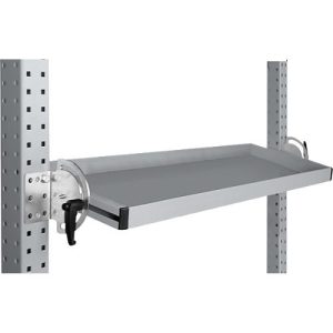 Manuflex Neigbare Ablagekonsole, für Reihe Universal oder Profi, Nutztiefe 195 mm, für Tischbreite 2500 mm, alusilber Manuflex Neigbare Ablagekonsole, für Reihe Universal oder Profi, Nutztiefe 195 mm, für Tischbreite 2500 mm, alusilber
