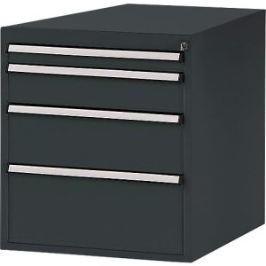 Manuflex Schubladen-Unterbau, für T 1000 mm, anthrazit Manuflex Schubladen-Unterbau, für T 1000 mm, anthrazit