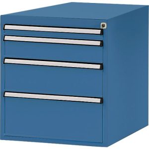 Manuflex Schubladen-Unterbau, für T 1000 mm, brillantblau Manuflex Schubladen-Unterbau, für T 1000 mm, brillantblau