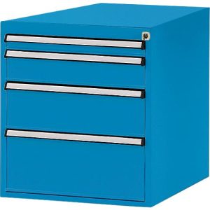 Manuflex Schubladen-Unterbau, für T 1000 mm, lichtblau Manuflex Schubladen-Unterbau, für T 1000 mm, lichtblau