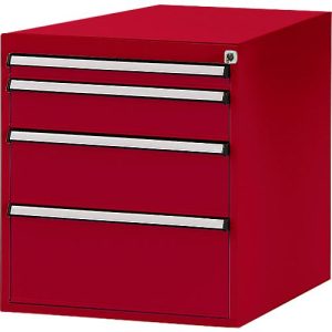 Manuflex Schubladen-Unterbau, für T 1000 mm, rubinrot Manuflex Schubladen-Unterbau, für T 1000 mm, rubinrot