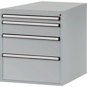 Manuflex Schubladen-Unterbau, für T 800 mm, alusilber Manuflex Schubladen-Unterbau, für T 800 mm, alusilber