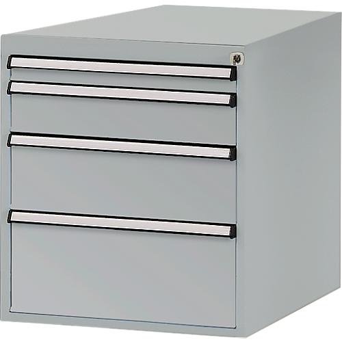 Manuflex Schubladen-Unterbau, für T 800 mm, alusilber