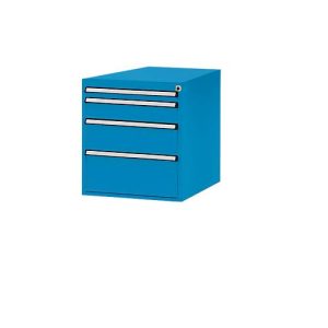 Manuflex Schubladen-Unterbau, für T 800 mm, lichtblau Manuflex Schubladen-Unterbau, für T 800 mm, lichtblau