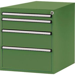 Manuflex Schubladen-Unterbau, für T 800 mm, resedagrün Manuflex Schubladen-Unterbau, für T 800 mm, resedagrün