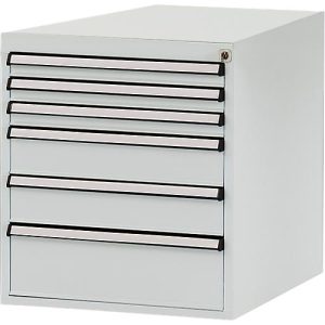 Manuflex Schubladen-Unterbauten, für Werkbank Profi Tiefe 700 mm, lichtgrau Manuflex Schubladen-Unterbauten, für Werkbank Profi Tiefe 700 mm, lichtgrau