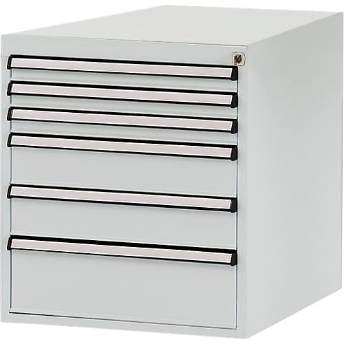 Manuflex Schubladen-Unterbauten, für Werkbank Profi Tiefe 700 mm, lichtgrau