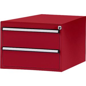 Manuflex Schubladen-Unterbauten, für Werkbank Profi Tiefe 700 mm, rubinrot Manuflex Schubladen-Unterbauten, für Werkbank Profi Tiefe 700 mm, rubinrot