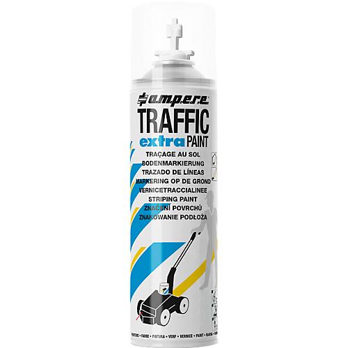 Markierungsfarbe Traffic® Extra, für Bodenmarkierungsgeräte, wetterfest, Reichweite 50 m, 500 ml, weiß